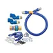 Dormont 1675BPQ2SR36 SnapFast 36" Gas Connector Kit w/ Double Swivel MAX, Restraining Cable  2 image