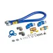 Dormont 1675KIT2S48 Deluxe SnapFast 48" Gas Connector Kit w/ Two Swivels, Restraining Cable, 3/4" Dia 2 image