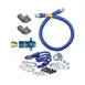 Dormont 1675KITCF24 Deluxe Safety Quik 24" Gas Connector Kit, Two Elbows, Restraining Cable, 3/4" Dia 2 image