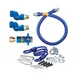 Dormont 1675KITCF2S24 Deluxe Safety Quik 24" Gas Connector Kit, Two Swivels, Restraining Cable, 3/4" Dia 2 image