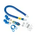 Dormont 1675KITCF2S36 Deluxe Safety Quik 36" Gas Connector Kit, Two Swivels, Restraining Cable, 3/4" Dia 2 image