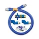 Dormont 1675KITCF2S48 Deluxe Safety Quik 48" Gas Connector Kit, Two Swivels, Restraining Cable, 3/4" Dia 2 image