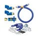 Dormont 1675KITCF2S72 Deluxe Safety Quik 72" Gas Connector Kit, Two Swivels, Restraining Cable, 3/4" Dia 2 image