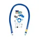 Dormont 1675KITCFS60 Deluxe Safety Quik 60" Gas Connector Kit, Swivel MAX, Elbow, Restraining Cable 2 image