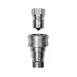 Dormont LFW37QD Water Quick Disconnect - 2-Way Coupling, 3/8" Diameter Brass Connector / High-Flow 3 image