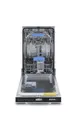 Summit DW183WADA 18" Residential Built-in Dishwasher, ADA Compliant / 8 Wash Programs - White Door 2 image
