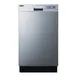 Summit DW18SS4ADA 18" Residential Built-in Dishwasher, ADA Compliant - Stainless Steel / 5 Cycles 1 image
