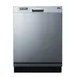 Summit DW2435SS 24" Residential Built-in Dishwasher, Stainless Steel / 5 Cycles - 115V 1 image