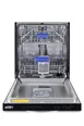 Summit DW243BADA 24" Residential Built-in Dishwasher, Stainless Steel / 8 Wash Programs - Black Door 2 image