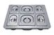 Summit KITADRD24 Drawer Pan Kit – 6 Stainless Pans (4×1/9, 2×1/6) with Lids, Fit Top Drawer, Install 1 image