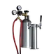 Summit KITCFTWIN Cold Brew Coffee Tap Kit with Nitrogen Tank - 3"x3"x12" Dual Stainless Draft Towers 1 image