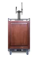 Summit SBC682PNRCMTWIN Cold Brew/Nitro Kegerator with Nitrogen Tank, 24" Wide / 5.6 cu.ft. 1 image