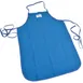 AllPoints 1331199 Bib Apron – 36" Blue Nomex® Flame‑Resistant, VaporGuard™ Protection, Washable, NSF 1 image