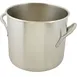 AllPoints 2151376 Stock Pot – 20 Qt Stainless Steel with Arc‑Sprayed Aluminum Bottom, NSF Certified 1 image