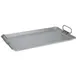 AllPoints 761273 Griddle, 20" x 12" Steel, Fits 2 Gas/Electric Burners, High Lip, NSF Certified 1 image
