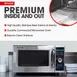 Sharp R-21LCFS 1000W Medium Duty Commercial Microwave Oven, Dial Control, 120V 5 image