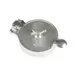 Thunder Group ALHP004A Hamburger Patty Press – 4-1/2” Adjustable Aluminum Press, 1/8” to 3/8” Thickness, 4” Diameter 1 image