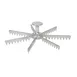 Thunder Group ALPMA007 Pie Marker, 7-Cut, Aluminum 1 image