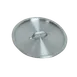 Thunder Group ALSKSS101 Sauce Pan Lid, 1-1/2 Qt, 6-3/4" Dia. X 3/8" Thickness, Sauce Pan Lid With 1"H Lid Handle 1 image