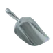 Thunder Group ALTWSC024 Scoop, 24 Oz. Capacity, Tapered Bowl, Contoured Handle, Aluminum 1 image