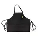 Thunder Group CA2427BK Chef Regalia Bib Aprons, 24" X 27-1/2" (3) Pocket Mid-Length 65/35 Poly/Cotton, 1/2" 1 image