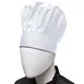 Thunder Group CH013WH Chef's Hat – Adjustable Velcro Closure, 13.5" High, One Size Fits Most, 65/35 Poly/Cotton, White 1 image