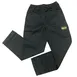 Thunder Group CP201BKL Chef Regalia Relaxed Fit Chef Pants, Large, 65/35 Poly/Cotton, Black 1 image