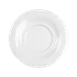 Thunder Group CR9108W Saucer, 5-1/2" Dia., Break-Resistant, Dishwasher Safe - Dozen 1 image