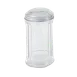 Thunder Group GLTWSJ012 Sugar Pourer, 12 Oz. Capacity, Paneled Glass, Flip Cap - Dozen 1 image
