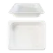 Thunder Group GN1121W Food Pan, 1/2 Gn, 1-1/2" Deep, Stackable, White,  BPA free 1 image