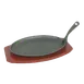 Thunder Group IRBB001 Pork Board Sizzle Platter Set, 3-Piece Includes 1 image