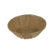 Thunder Group PLBB825 Plastic Tabletop Basket - Round woven, 8" x 8" x 2-1/4" tan, stackable, restaurant serving 1 image