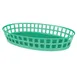 Thunder Group PLBK912G Fast Food Basket, 7-7/8" X 4-3/5" X 2-2/3"H, Oval, Stackable - Dozen 1 image
