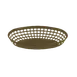 Thunder Group PLBK938B Fast Food Basket, 9-3/8", Oval, Stackable - Dozen 1 image