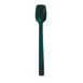Thunder Group PLBS010GR Green Buffet Spoon, 10", 3/4 Oz., Solid - Dozen 1 image