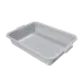 Thunder Group PLBT005W White Polyethylene 1-Compartment Bus Box, 20-1/2" x 15-1/2" x 5" Deep, Integrated Handles, Freezer Safe, NSF 1 image