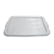 Thunder Group PLBTC001W White Bus Box Tub Cover, High-Density Polyethylene, NSF, Freezer Safe, Stackable 1 image
