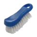 Thunder Group PLCBB02BU Cutting Board Brush, 6" X 2.5" X 2"H, Hanging Loop, Plastic, blue 1 image