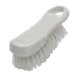 Thunder Group PLCBB02WH Cutting Board Brush, 6" X 2.5" X 2"H, Hanging Loop, Plastic, white 1 image