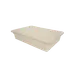 Thunder Group PLFB182606PP 8‑3/4‑Gallon White Polypropylene Food Storage Box, 18x26x6 in, Handle, -40°F to 160°F 1 image