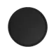 Thunder Group PLFT1400BK - 14" Round Non‑Skid Serving Tray, Heavy‑Duty Fiberglass, Black Tray & Surface, NSF Certified 1 image