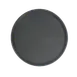 Thunder Group PLFT1600BK - 16" Round Heavy‑Duty Non‑Slip Serving Tray, Black Fiberglass, NSF Certified, Restaurant‑Grade 1 image