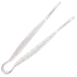 Thunder Group PLFTG006CL Serving Tongs, 6", Flat Grip, Dishwasher Safe, Clear 1 image