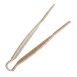 Thunder Group PLFTG009BG Serving Tongs, 9", Flat Grip, Dishwasher Safe, Beige 1 image