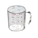 Thunder Group PLMC008CL Measuring Cup, 1 Cup, Printed With Us/Metric Measurements, Dishwasher Safe 1 image