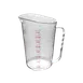 Thunder Group PLMC128CL Measuring Cup, 4 Quart Capacity, Printed With Us/Metric Measurements, Dishwasher Safe 1 image