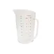 Thunder Group PLMD064CL Measuring Cup, 2 Qt. (2 Liter), 7-3/8"L X 6-7/16"W X 8-7/8"H, With Handle 1 image