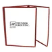 Thunder Group PLMENU-3MA Menu Cover, 8-1/2" X 11", Triple-Fold, Flexible, maroon 1 image