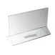 Thunder Group PLMH001 Table Card Holder, 5-1/2" X 3-1/2", Standard Style, Flat Plane Insert Panel, clear 1 image