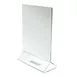 Thunder Group PLMH003 Table Card Holder, 5" X 7", Standard Style, Flat Plane Insert Panel, clear 1 image